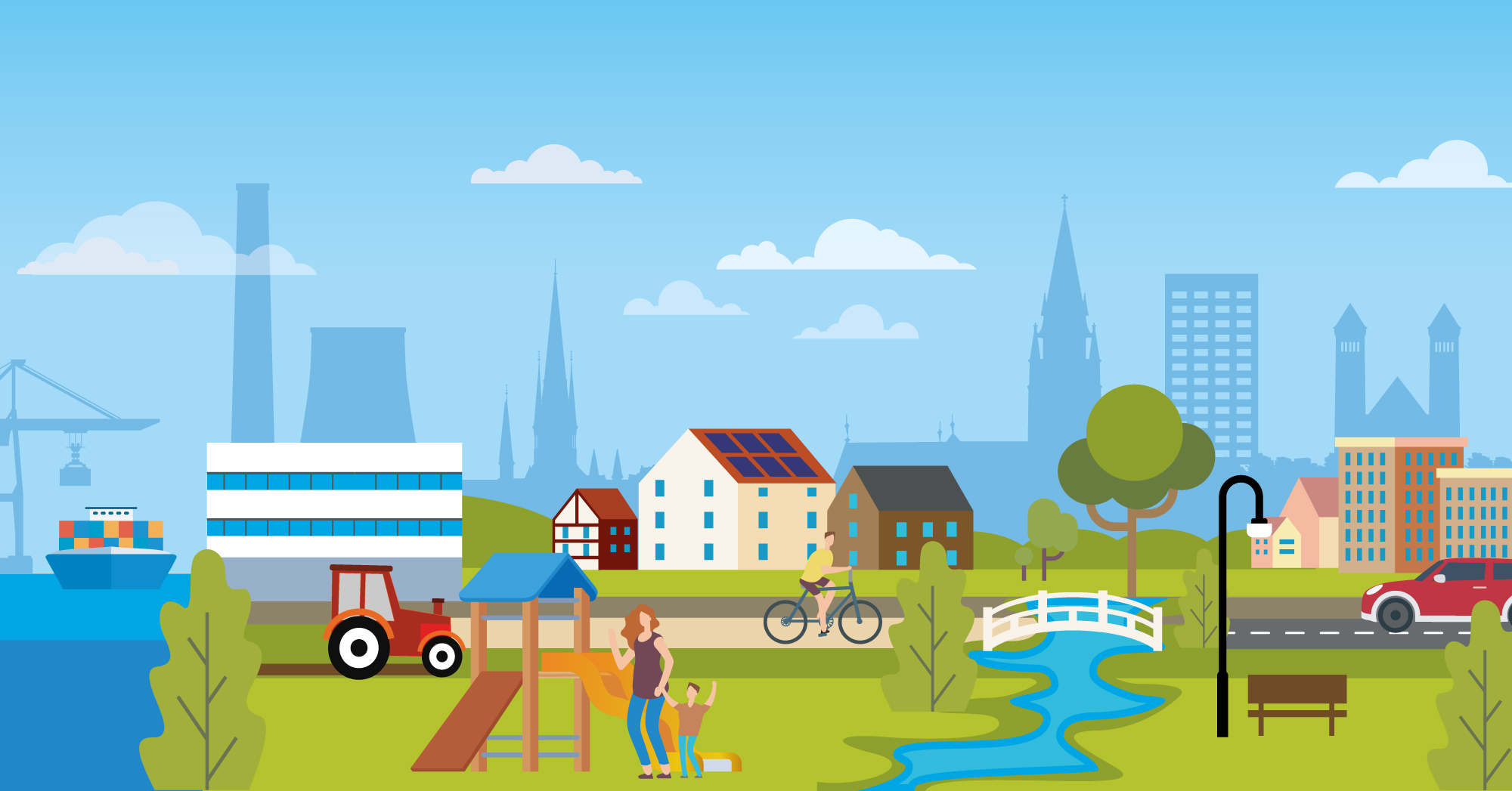Afbeelding illustratie omgevingsvisie