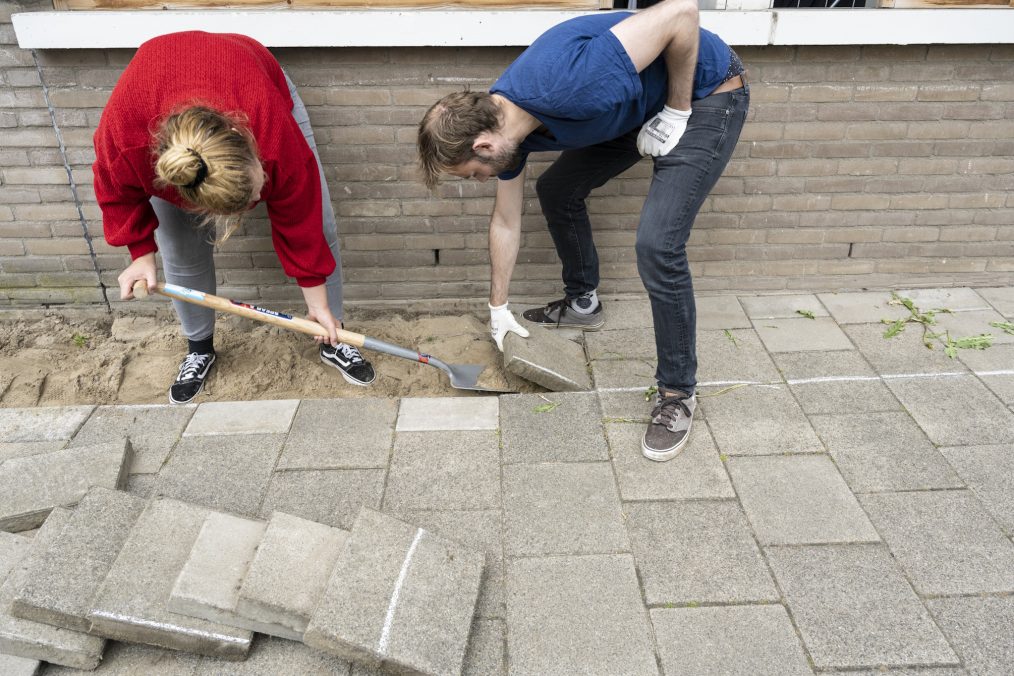 Afbeelding tegels wippen